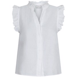 Siona Linen Top White